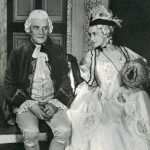 Sir Peter and Lady Teazle in Sheridan's School for Scandal